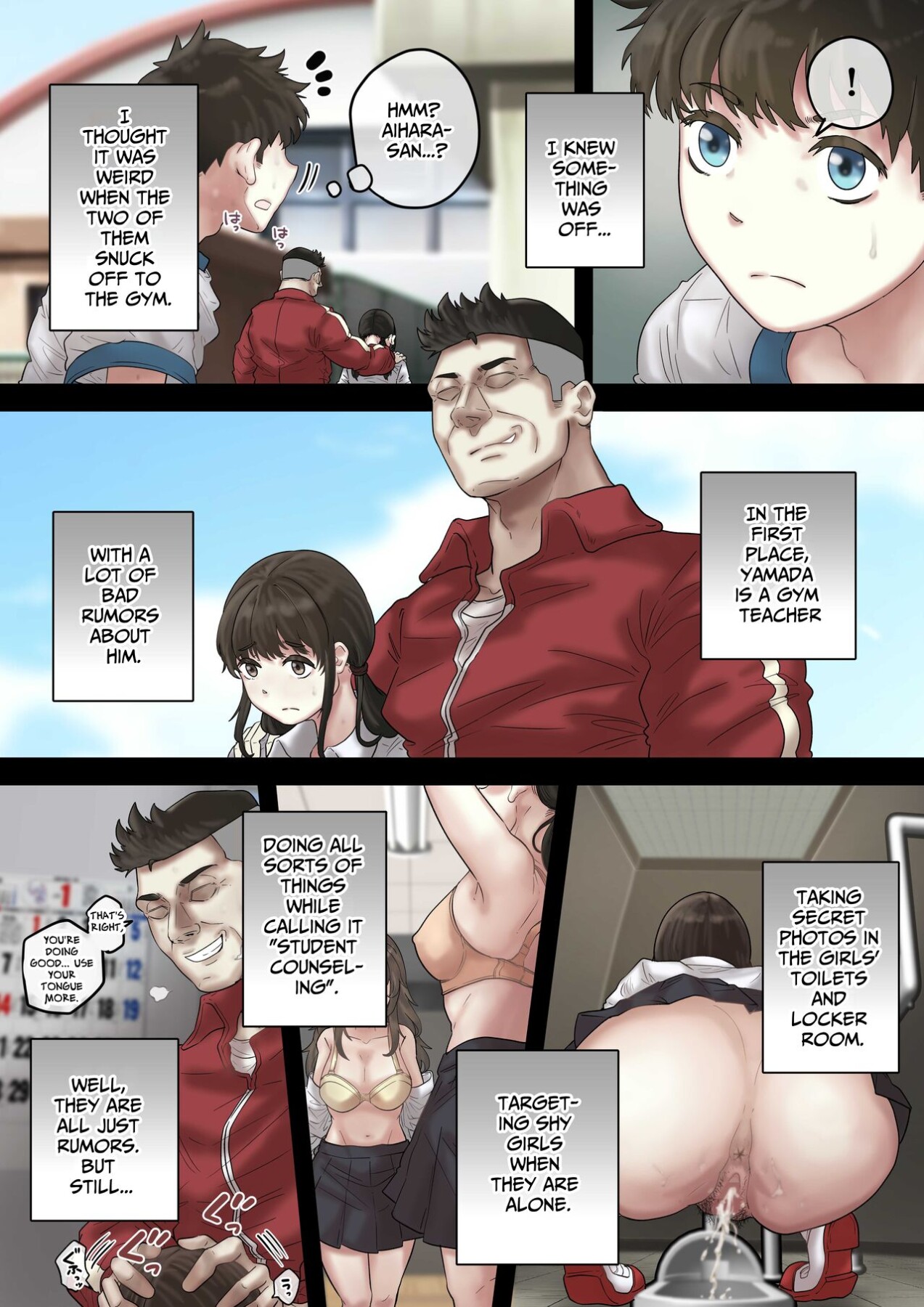 Hentai Manga Comic-What Happened When I Saved A Beautiful Girl From The Sexual Harassing PE Teacher ~Complete~-Read-9